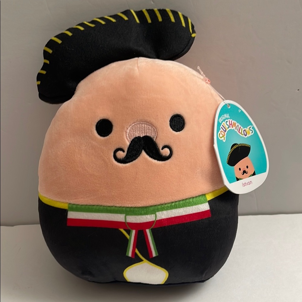 Squishmallows 7 inch mariachi boy‎ Istvan NWT